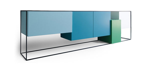 Framed sideboard - Moca