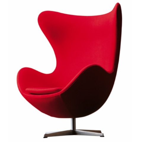  Chairs on Egg Chair Arne Jacobsen