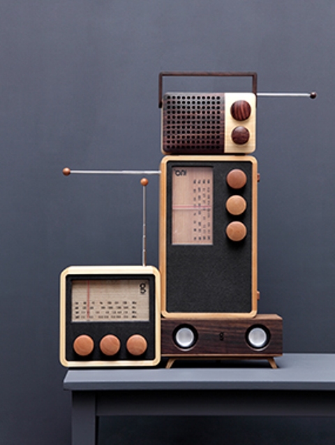 wooden radio - magno