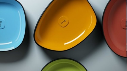 Collezione lavabi Metamorfosi di Olympia Ceramica