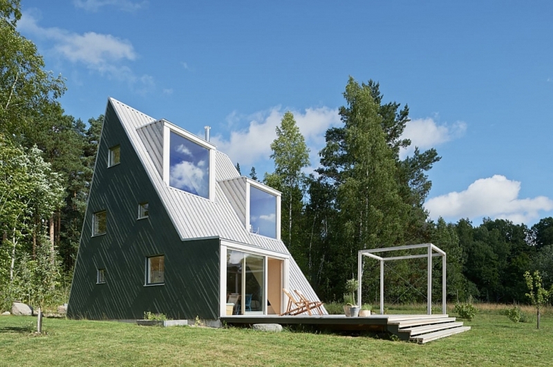 triangular home - leo qvarsebo arkitekt