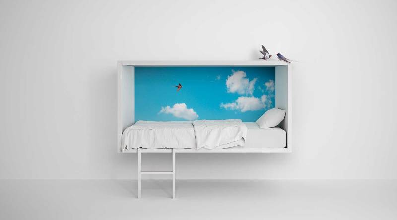 cloud bed di lago