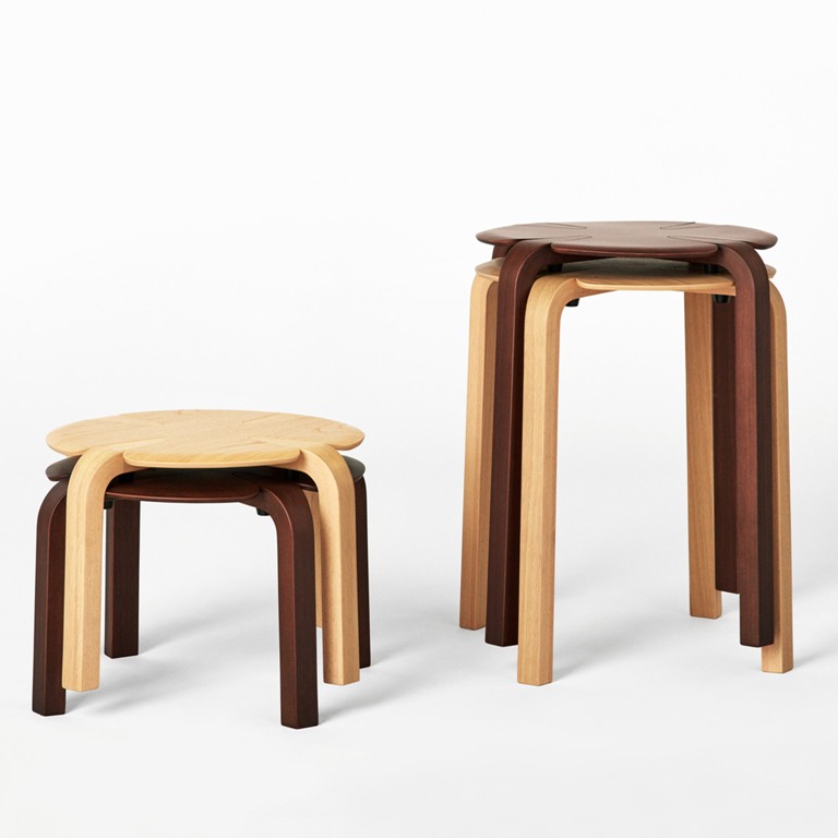 clover stool by Taiyou & C