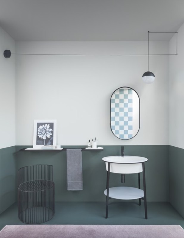 lavabo l'Ovale Ceramica Cielo