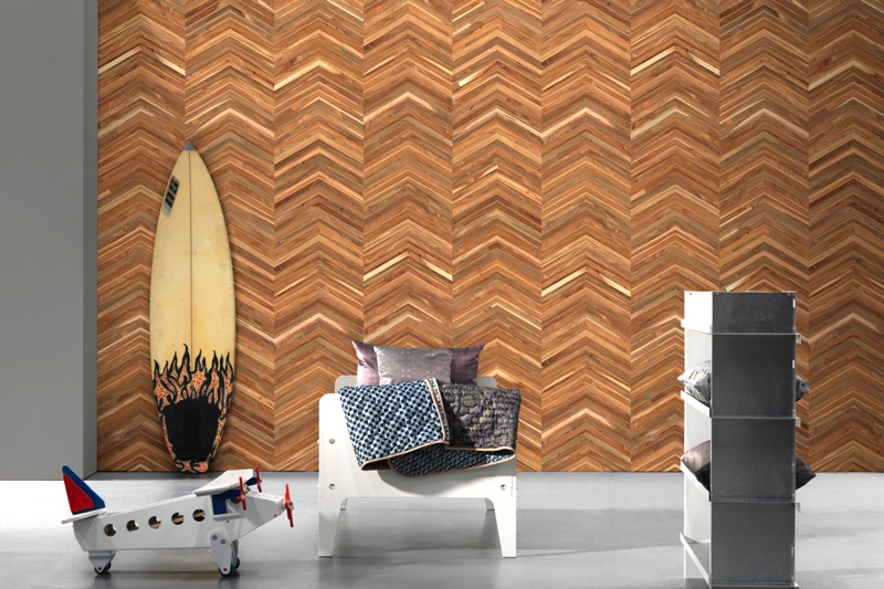 Timber Strips Wallpaper NLXL