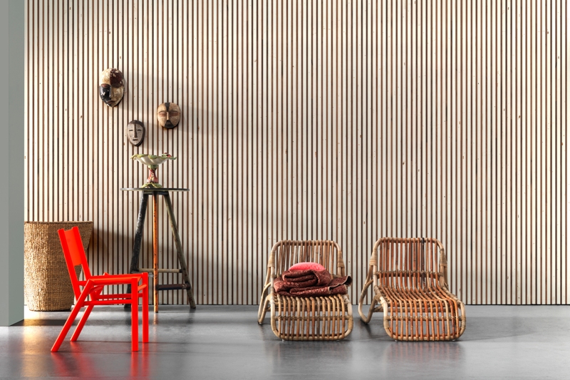 Timber Strips Wallpaper NLXL