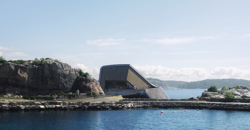 Under restaurant by Snohetta