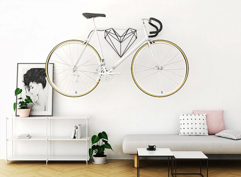 heart hang bike