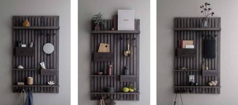 wooden multi shelf Ferm Living