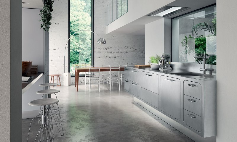 Cucine in acciaio inox