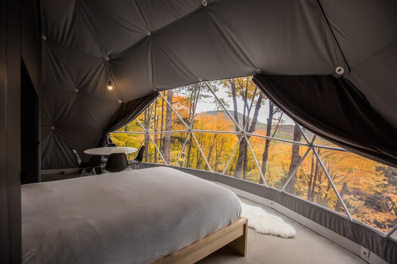 luxury eco resort domes charlevoix