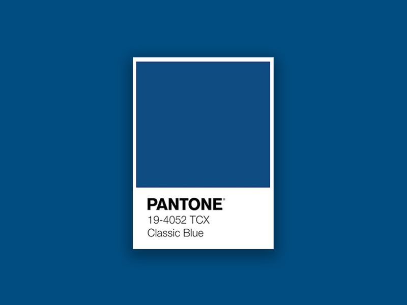 Pantone Colour of the Year - Classic Blue